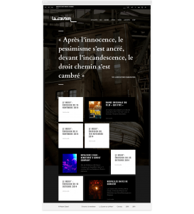 La caution page