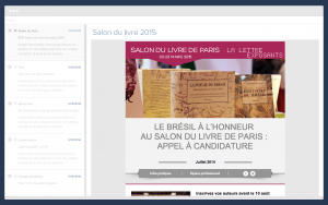 Reed exposition newsletter salon du livre