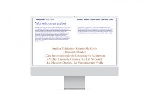 Atelier Campus école Camondo